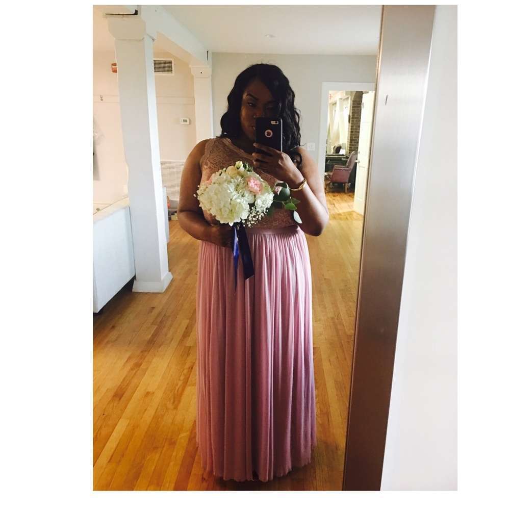 David’s Bridal Bridesmaid Dress
